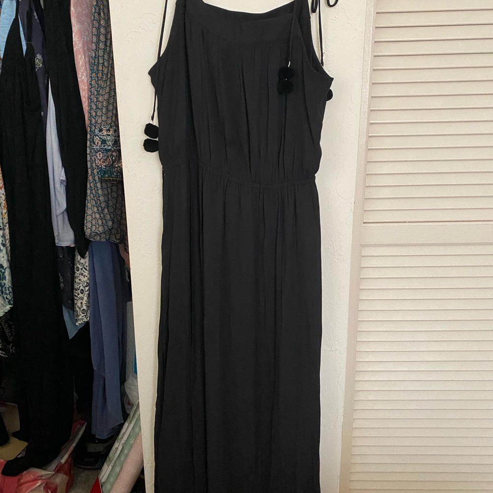 Loft medium black dress… full length